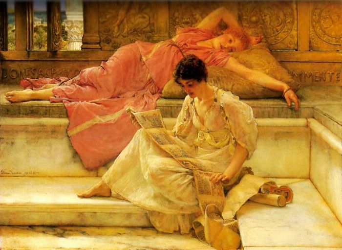 ger-Tadema-TheFavouritePoet. ,  