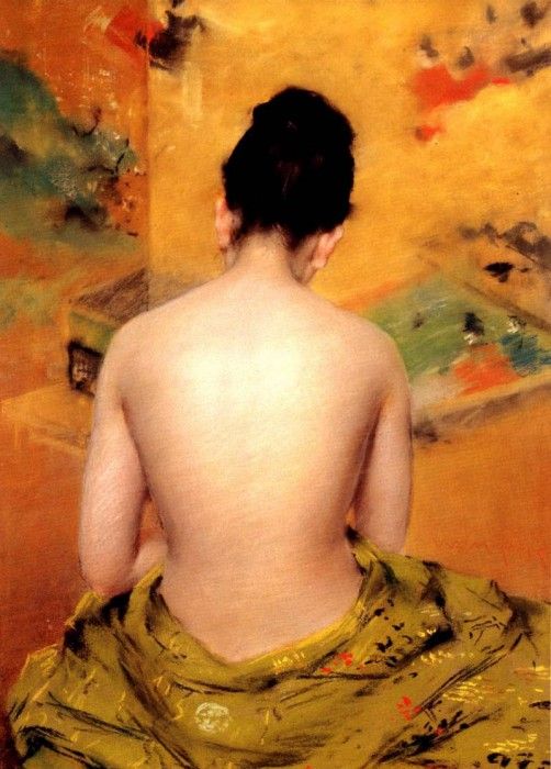 Chase William Merritt Back Of A Nude. ,  