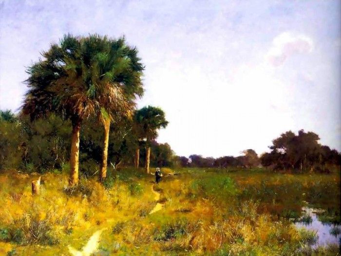 midwinter-florida(william lamb picknell)1894-fl art csg006. Picknell,  