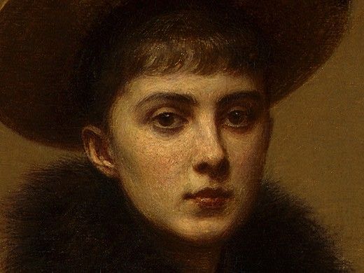 Fantin Latour Portrait of Sonia 1890 detail3. -, ---