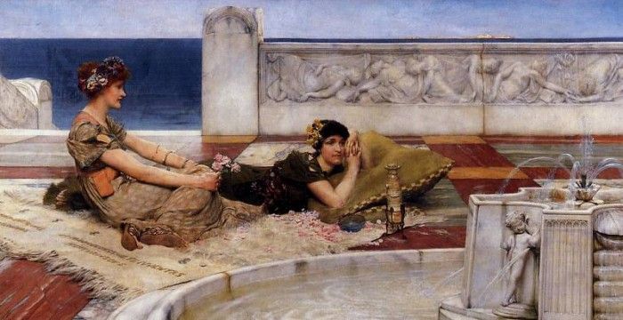 Alma Tadema Loves Votaries. - 