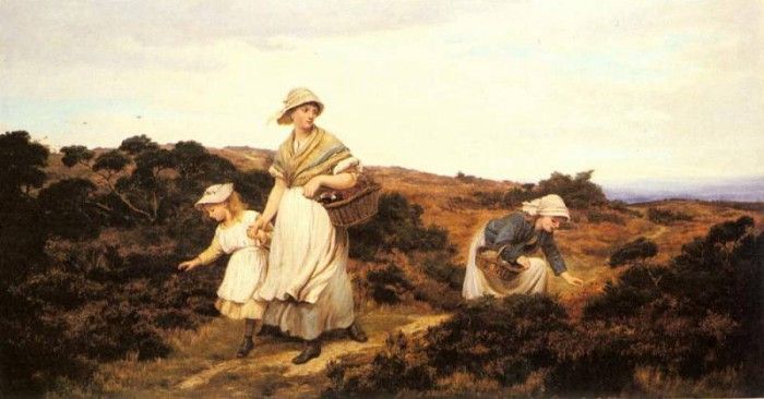 Slocombe Frederick Albert Picking Berries. ,  
