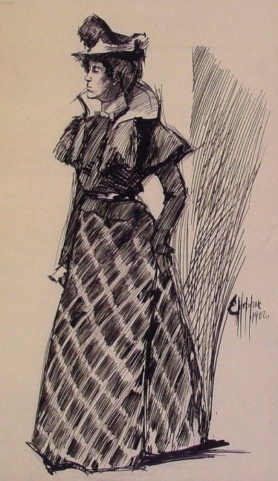 Study of a Standing Woman. , 
