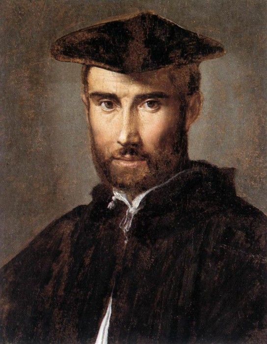 PARMIGIANINO Portrait Of A Man 1528 30. 