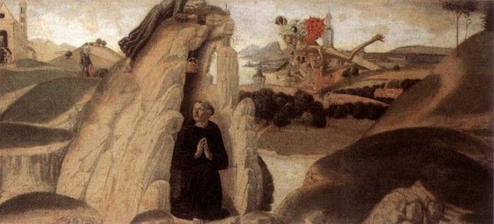 NEROCCIO DE LANDI Three Episodes From The Life Of St Benedict 1. , Neroccio 