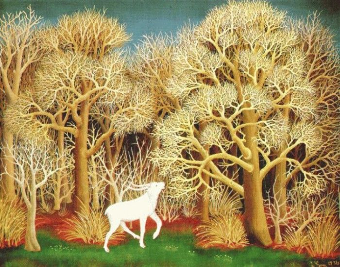 generalic deer in the wood 1956. 