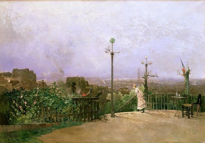       [Paris seen from the heights of Montmartre]. ,  