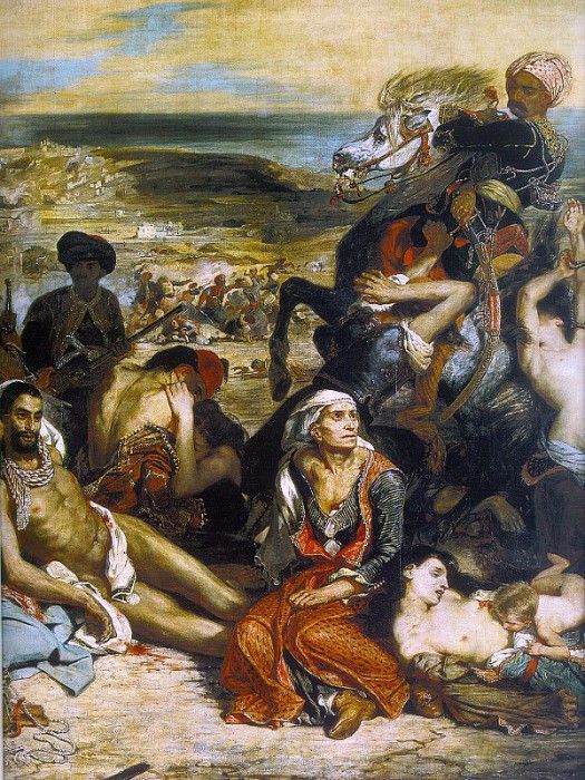 1824 The Massacre at Chios, detail. , 