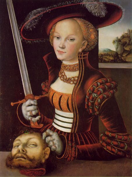 Cranach d.a. Judith victorious, ca 1530, 75x56 cm, Jagdschlo. ,  