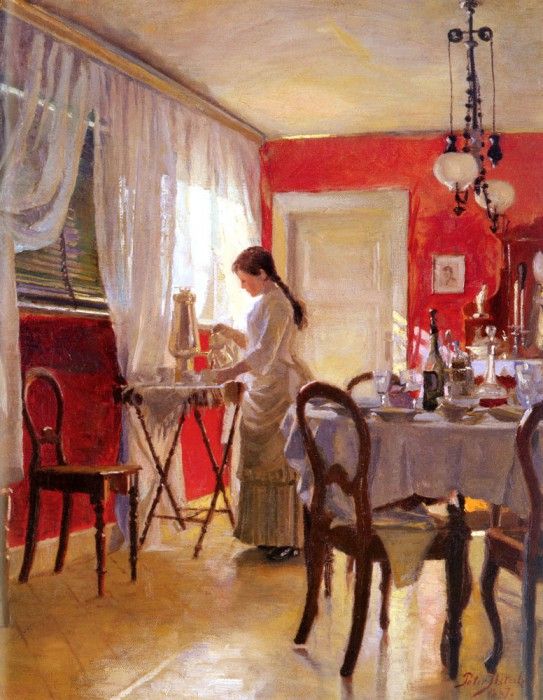 Ilsted Peter Wilhelm The Dining Room. Ilsted,  