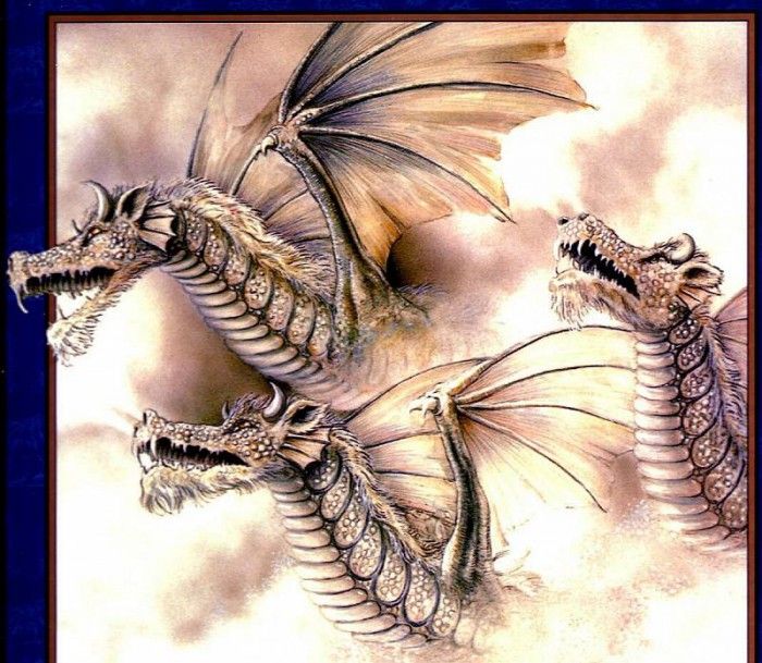 Gbd 0001 Great Snow Dragons GraemeBase sqs. , 