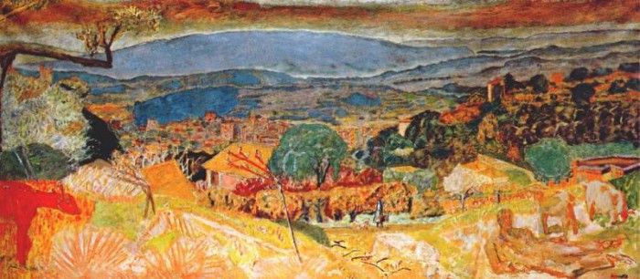 bonnard le cannet landscape 1928.  