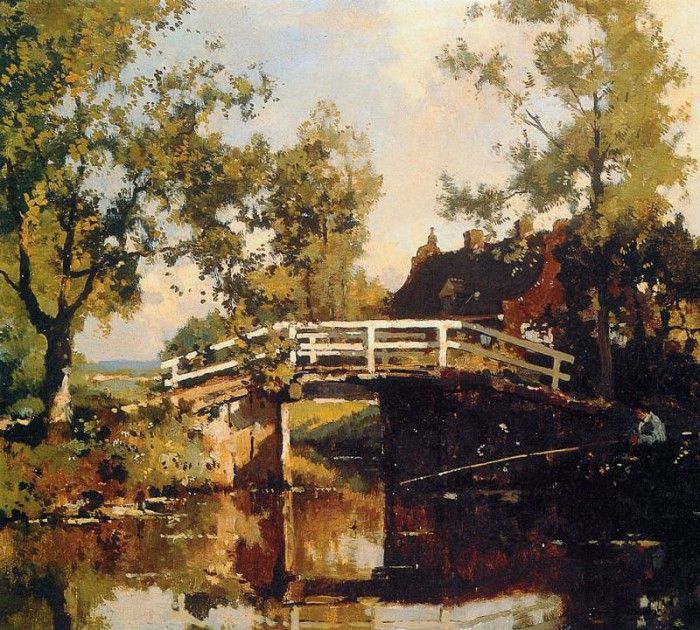 Vreedenburgh Cornelis Bridge Near Estate Linschoten Sun. Vreedenburgh, 