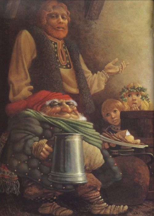 bs-ew-Dwarf and Peasant 01 [James C. Christensen]. ,  .