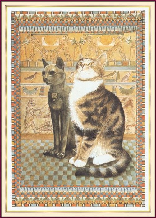 IvoryLesleyAnne GC Cats in Ancient Egypt WeaSnF. ,  