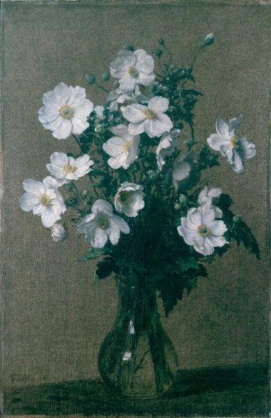 Fantin Latour Japanese Anemones. -, ---