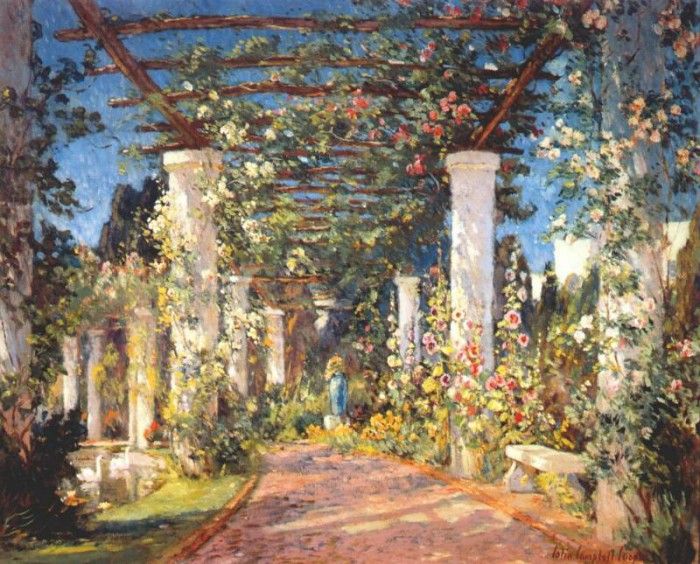 cooper pergola at samarkind hotel c1921. , C