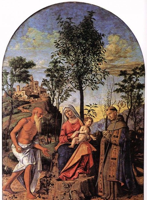 CIMA da Conegliano Madonna Of The Orange Tree. ,  