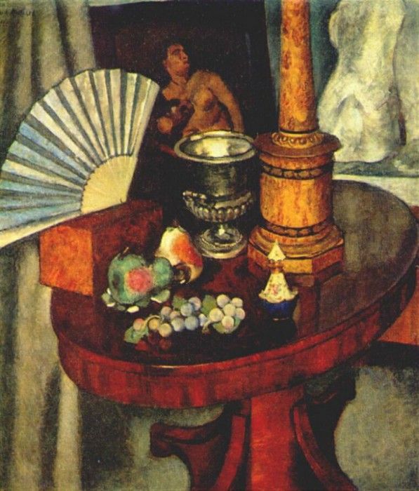 mashkov still life with fan 1922. , 