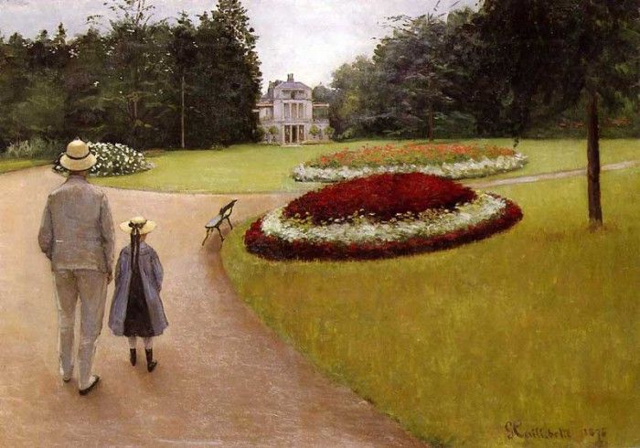 Caillebotte Gustave The Park on the Caillebotte Property at Yerres. , 