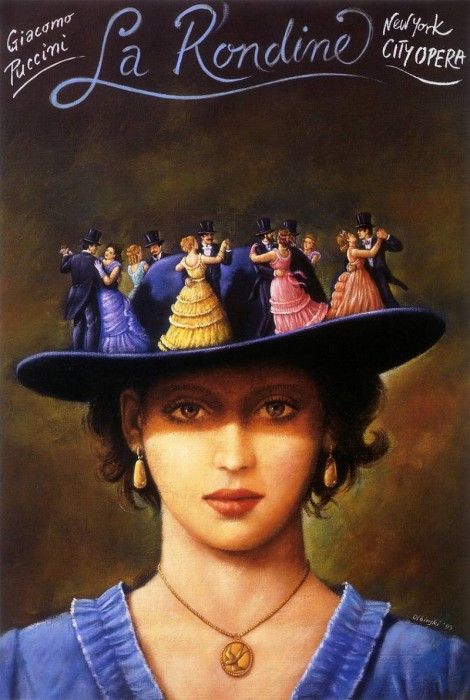 am-Rafal Olbinski La Rondine. Olbinski, 