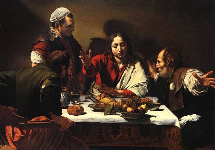 Caravaggio Michelangelo Merisi da The Supper at Emmaus. ���������, ������������ ������ ��