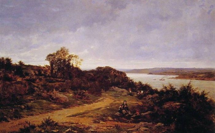 View from Plougastel Brittany. 