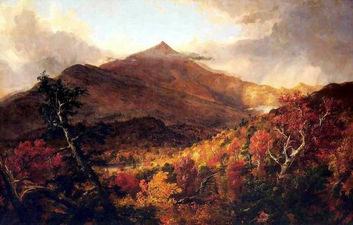 hudson rv sc csg015 schroon mountain adirondacks-thomas cole. , 