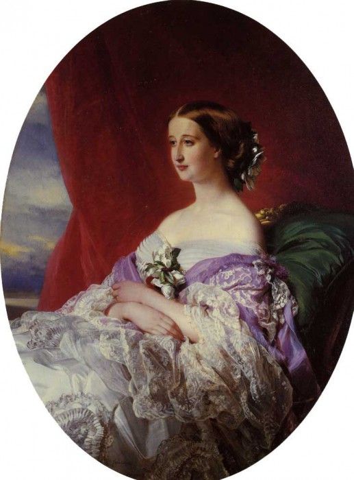 Winterhalter Franz Xavier The Empress Eugenie 1854. ,  