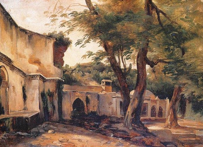 Langlois Jean Charles Fountain near Algiers. , -