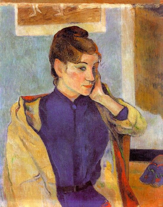 Gauguin Portrait of Madeline Bernard (The sister of the arti. , 