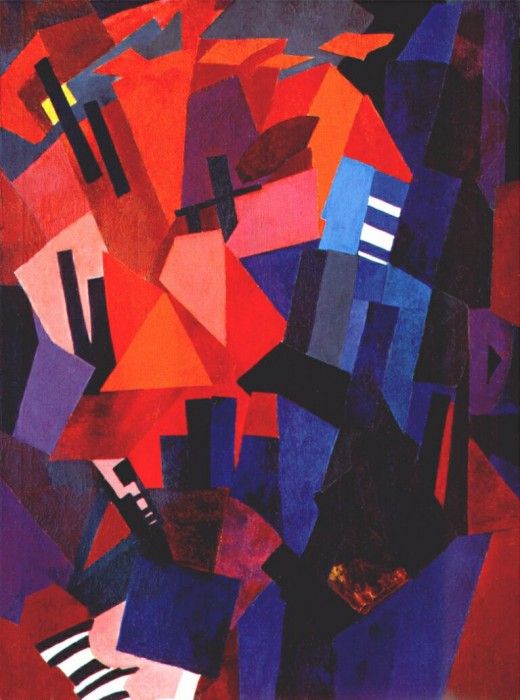 exter cityscape (composition) c1916. 