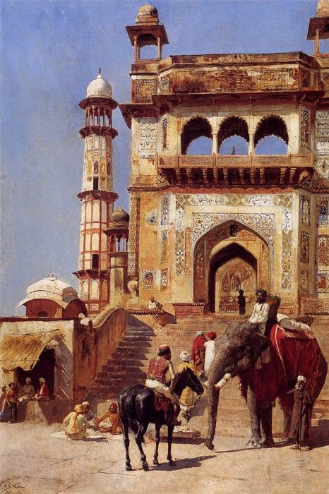 Weeks Edwin Before A Mosque 1883. ,  