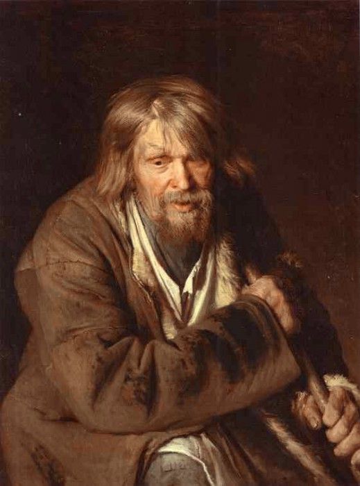 1872 Portrait of an Old Peasant (study). ,  