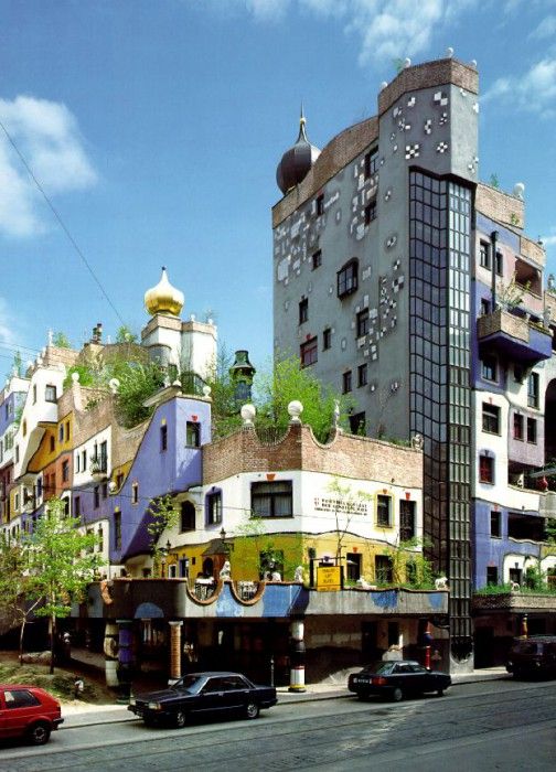 Hundertwasser Hundertwasser house, 1983-86, Wien. 