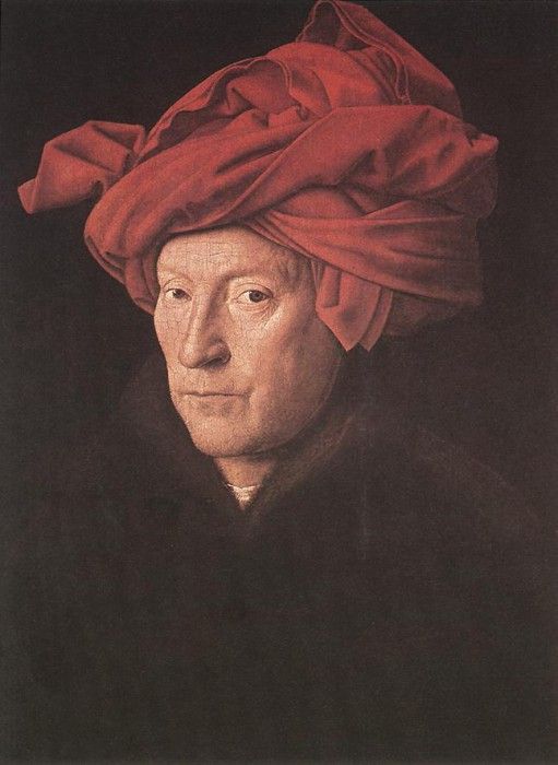 Eyck Jan van Man in a Turban. ,  