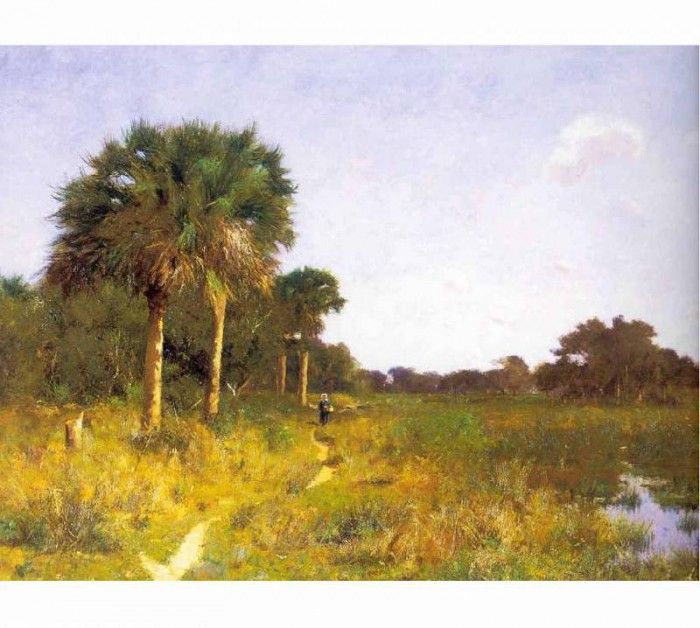 fl art006 midwinter-florida(william lamb picknell)1894. Picknell,  