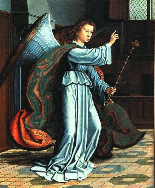 David,G. The Angel of the Annunciation, originally part of a. , 