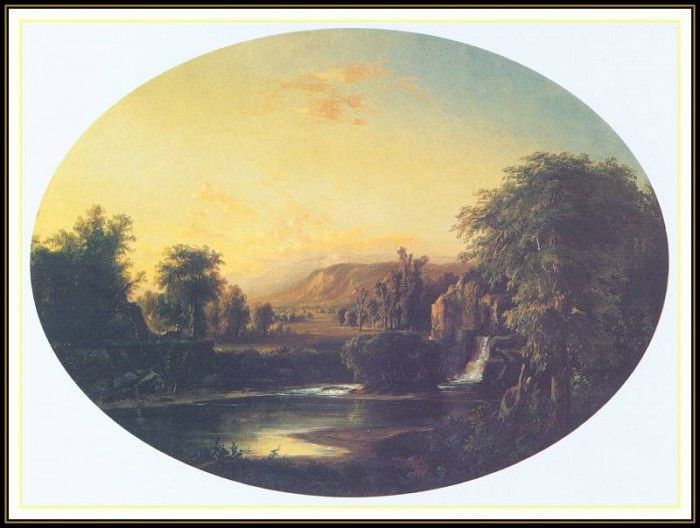 DuncansonRobertS LandscapewithWaterfall-We. Duncanson,  S