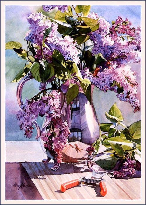 bs-flo- Jan Kunz- Lilacs And Silver. , 