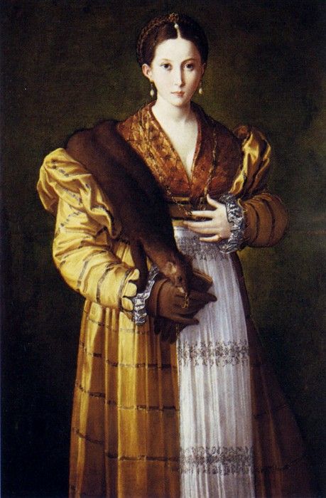 Parmigianino Portrait Of A Young Woman. 