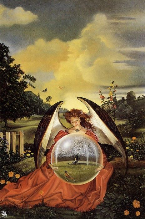 ma Sp7 David Bowers Angel with Bubble. , 