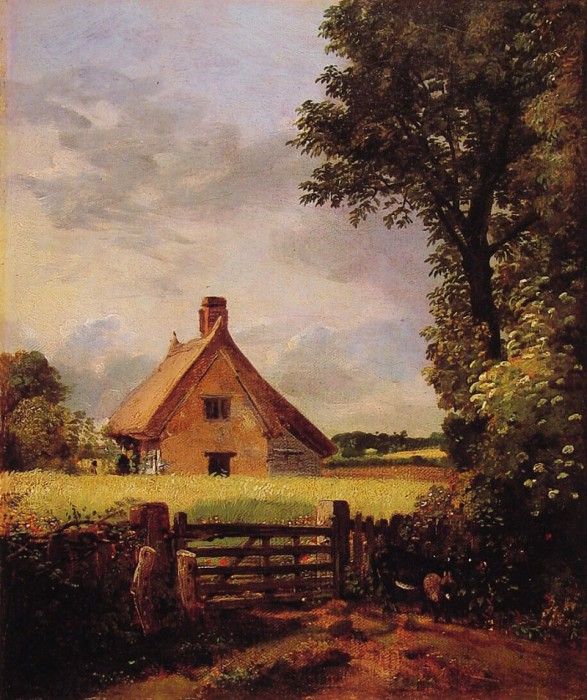 A Cottage in a Cornfield.  