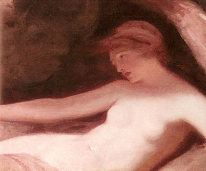 Romney George Reclining Female Nude. , 