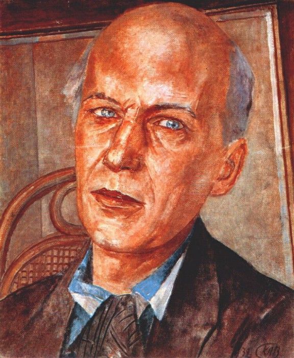 petrov-vodkin portrait  of andrei bely 1932. -, 