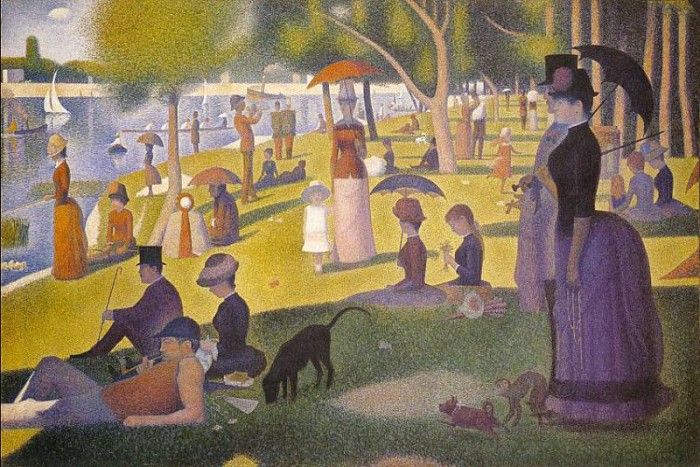 Seurat A Sunday Afternoon on the Island of La Grande Jatte, . , 