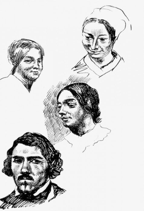 DELACROIX Eugene Page of a sketchbook. , 