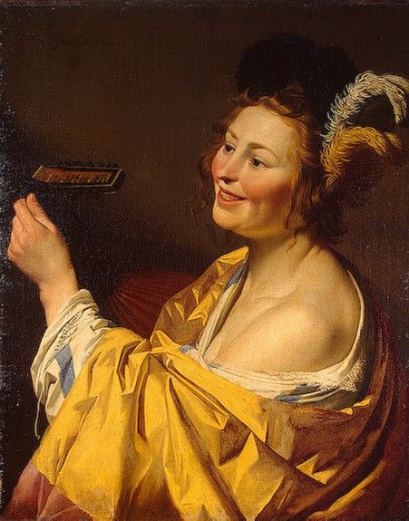 Honthorst, Gerrit van The lute player, 1624, 84x66.5 cm, Ere. Honthorst,  