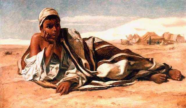 Arab Boy Resting 1858. , 