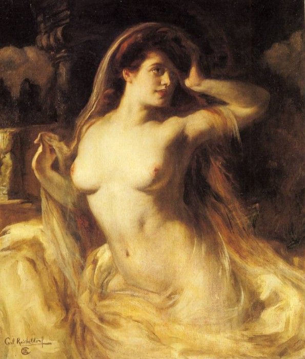 Kricheldorf Carl A Voluptuous Nude. Krischeldorf, 